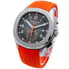 Patek Philippe Men’s Aquanaut Chronograph Orange Strap Watch