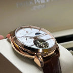 Patek Philippe Men’s Rose Gold Tone Tourbillon Perpetual Watch