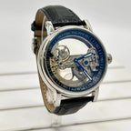Patek Philippe Men’s Skeleton Dial Silver-Tone Watch – 6821G