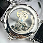 Patek Philippe Men’s Skeleton Dial Silver-Tone Watch – 6821G