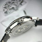 Patek Philippe Men’s Skeleton Dial Silver-Tone Watch – 6821G