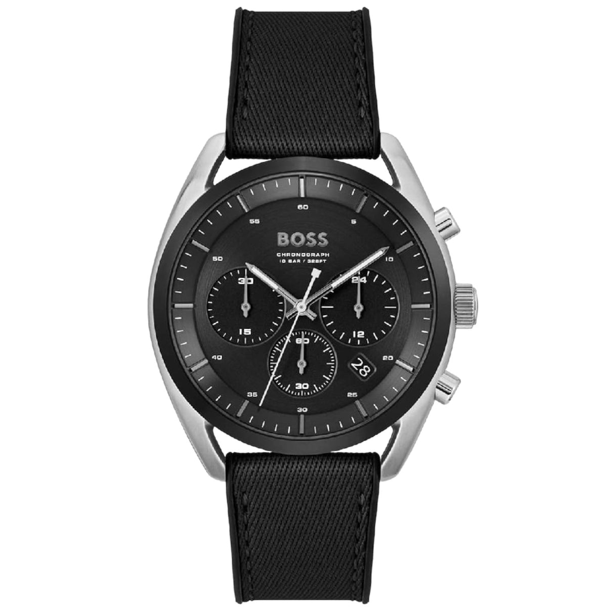 Hugo Boss Top 1514091 Black Ion-Plated Case Black Dial Black Hybrid Strap Men's Watch