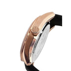 Maserati Epoca R8821118001 Rose Gold Black Skeleton Automatic Leather Men's Watch