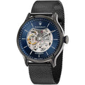 Maserati Epoca R8823118006 Gunmetal Blue Open Heart Automatic Men's Watch