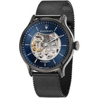 Maserati Epoca R8823118006 Gunmetal Blue Open Heart Automatic Men's Watch