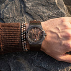 Maserati Potenza R8851108011 Brown Dial Leather Men's Watch