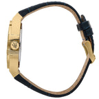 Maserati Potenza R8851108035 Gold Case Blue Dial Leather Men's Watch