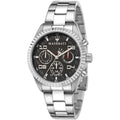 Maserati Competizione R8853100012 Silver Black Carbon Dial Metal Men's Watch