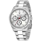 Maserati Competizione R8853100018 Silver Dial Metal Men's Watch