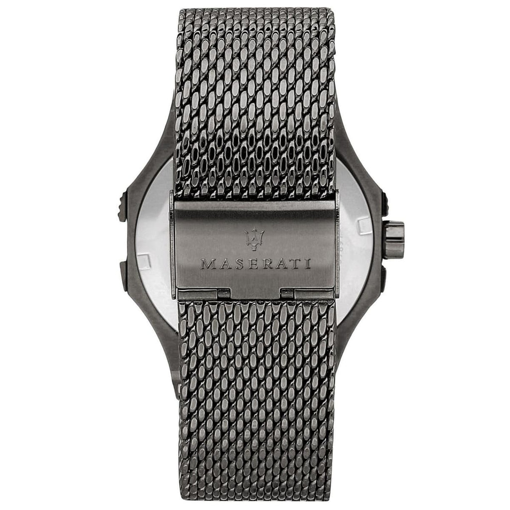 Maserati Potenza R8853108005 Grey Matte Blue Dial Mesh Men's Watch