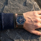 Maserati Potenza R8853108005 Grey Matte Blue Dial Mesh Men's Watch