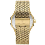 Maserati Potenza R8853108006 Gold Matte Black Dial Mesh Men's Watch