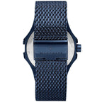 Maserati Potenza R8853108008 Blue Case Gold Trident Mesh Men's Watch