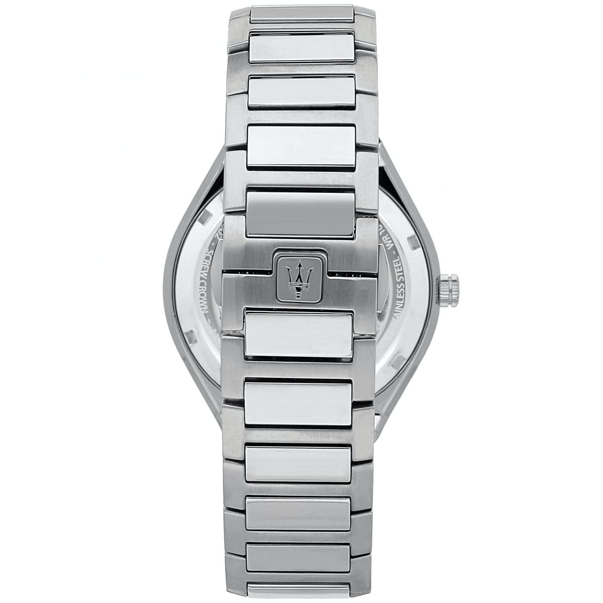 Maserati Stile R8853142005 Silver Waffle Dial Integrated Metal Men's Watch
