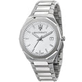 Maserati Stile R8853142005 Silver Waffle Dial Integrated Metal Men's Watch