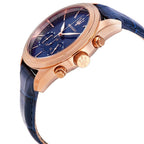 Maserati Traguardo R8871612015 Rose Gold Blue Leather Men's Watch