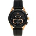 Maserati Traguardo R8871612025 Black Case & Leather Strap Chronograph Watch