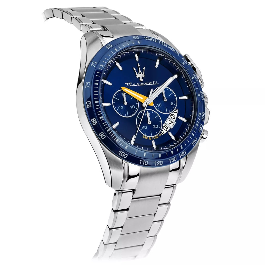 Maserati Traguardo R8871612039 Silver-Tone Blue Dial Men's Watch