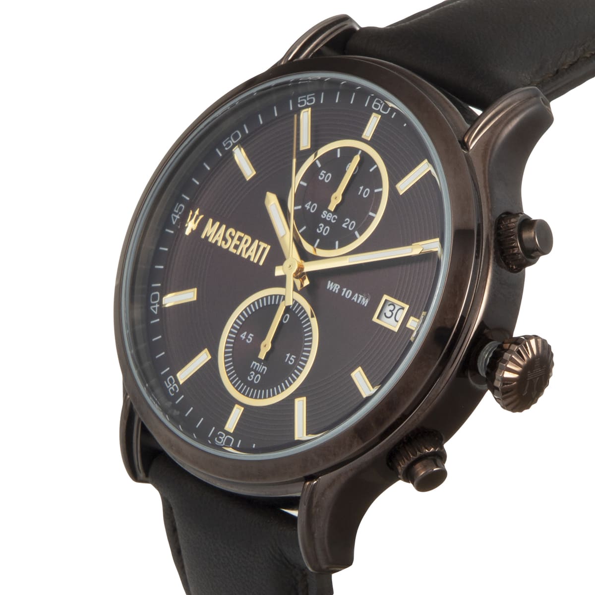 Maserati Epoca R8871618006 Bronze-Tone Brown Dial Leather Men's Watch