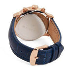Maserati Epoca R8871618007 Rose Gold Blue Leather Men's Watch