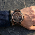 Maserati Ingegno R8871619001 Rose Gold Brown Leather Men's Watch
