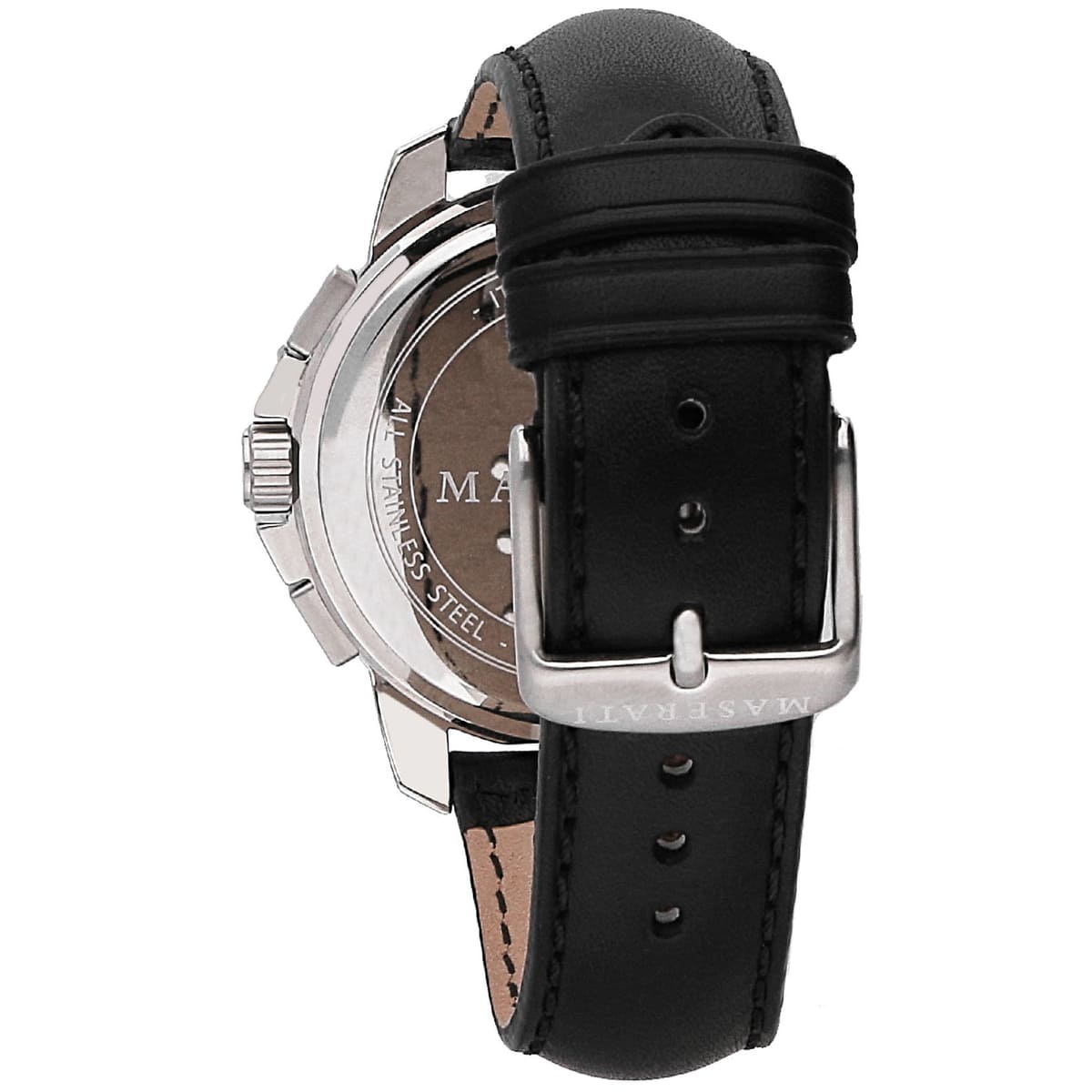 Maserati Successo R8871621006 Silver Gray Dial Leather Men's Watch