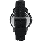 Maserati Successo R8871621010 Black Case White Dial Rubber Men's Watch