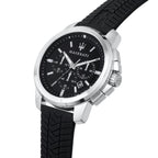 Maserati Successo R8871621014 Black Dial Rubber Men's Watch