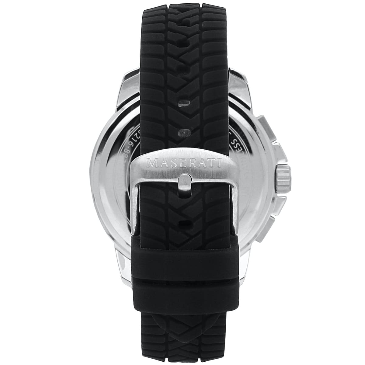 Maserati Successo R8871621014 Black Dial Rubber Men's Watch