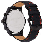 Maserati Circuito R8871627004 All Black Red Stitching Leather Men's Watch