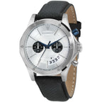 Maserati Circuito R8871627005 Silver Dial Black Leather Men's Watch
