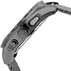 Maserati Traguardo R8873612009 Gunmetal Grey Blue Dial Mesh Men's Watch