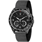Maserati Traguardo R8873612031 All Black Dial Mesh Men's Watch