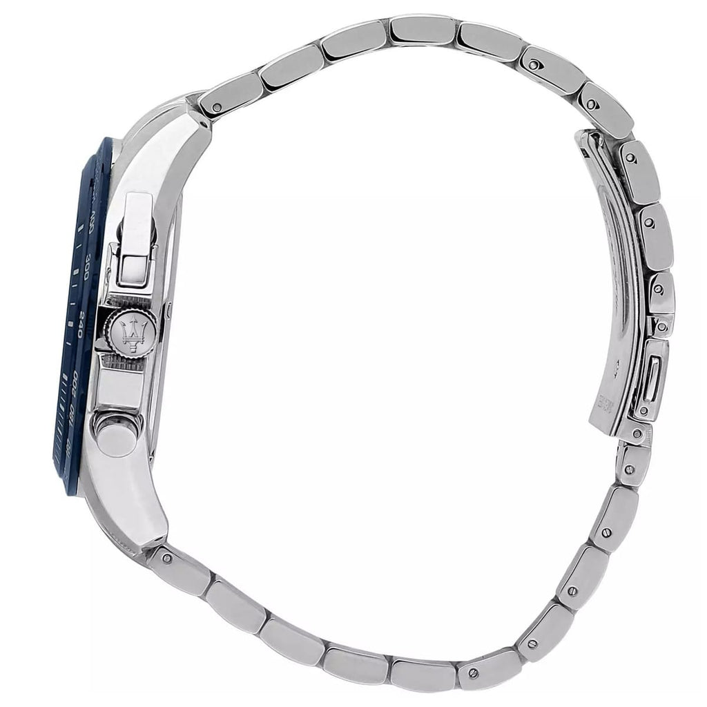 Maserati Traguardo R8873612043 Silver-Tone Blue Dial Men's Watch