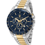 Maserati Traguardo R8873612046 Two-Tone Blue Dial Men's Watch