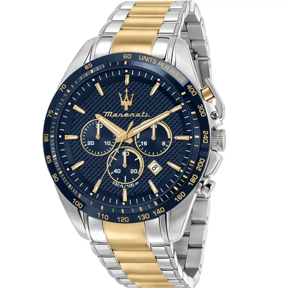 Maserati Traguardo R8873612046 Two-Tone Blue Dial Men's Watch