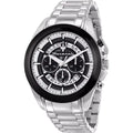 Maserati Traguardo R8873612059 Silver Black Skeleton Dial Metal Men's Watch