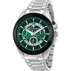 Maserati Traguardo R8873612060 Silver Green Skeleton Dial Metal Men's Watch