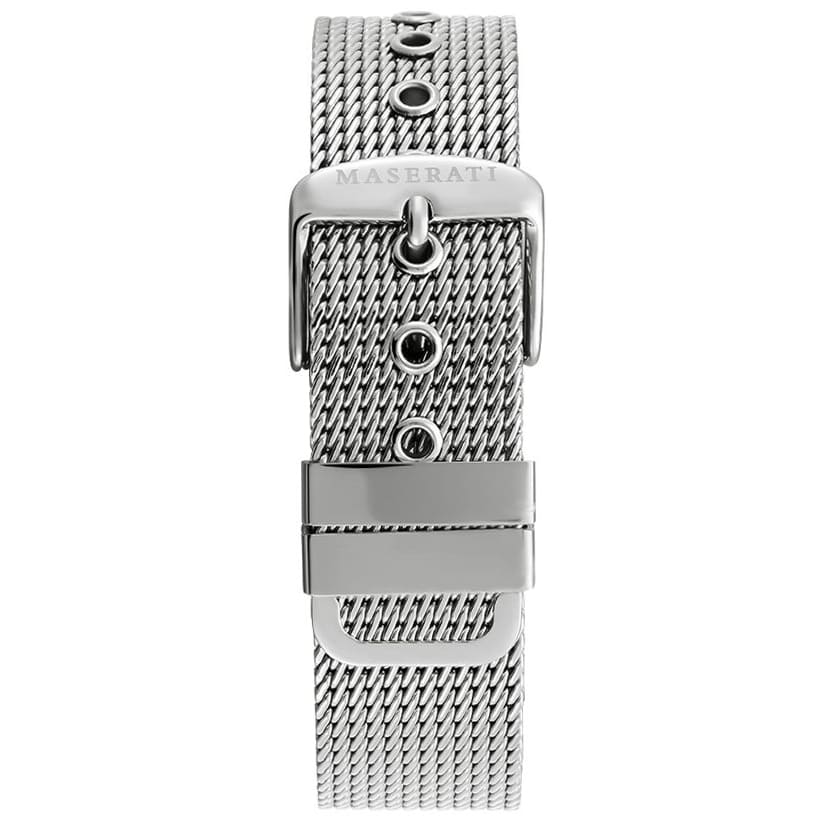 Maserati Epoca R8873618003 Silver-Tone Gray Dial Mesh Men's Watch