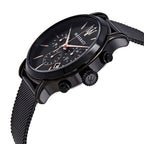 Maserati Epoca Chronograph R8873618006 Black Mesh Rose Gold Accents Men's Watch