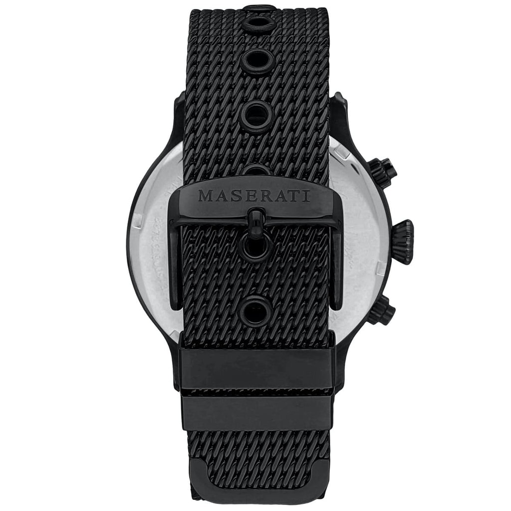 Maserati Epoca R8873618008 Black Case Blue Dial Mesh Men's Watch
