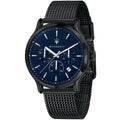 Maserati Epoca R8873618008 Black Case Blue Dial Mesh Men's Watch