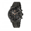 Maserati Epoca R8873618019 Full Black Jubilee Bracelet Rose Gold Accents Watch