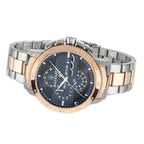 Maserati Ingegno R8873619002 Two-Tone Rose Gold Blue Dial Men's Watch
