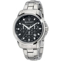 Maserati Successo R8873621001 Silver-Tone Black Dial Men's Watch