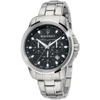 Maserati Successo R8873621001 Silver-Tone Black Dial Men's Watch