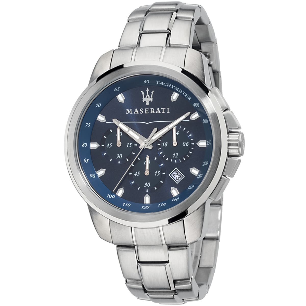 Maserati Successo R8873621002 Silver-Tone Blue Dial Men's Watch