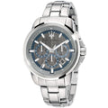 Maserati Successo R8873621006 Silver Gray Dial Chronograph Metal Men's Watch