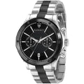Maserati Circuito R8873627003 Silver & Black Dial Two-Tone Men's Watch