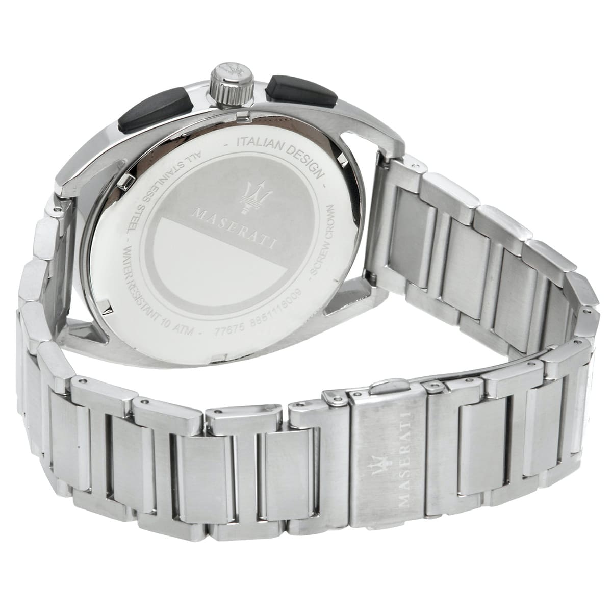 Maserati Trimarano R8873632003 Silver-Tone Black Dial Metal Men's Watch